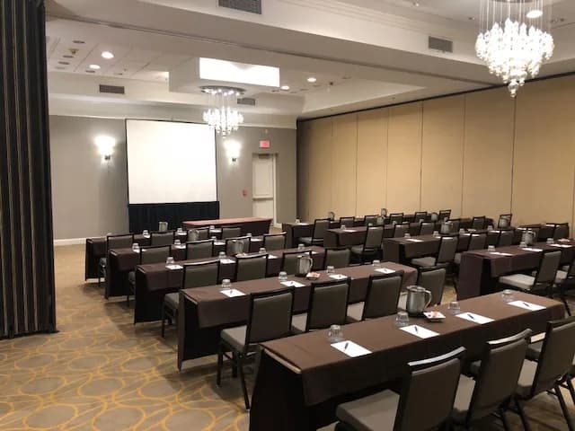 A hotel conference room